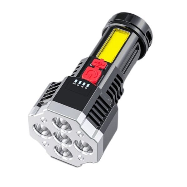 6000LM Waterproof Flashlight Built in Battery USB Charging - Indian Torch