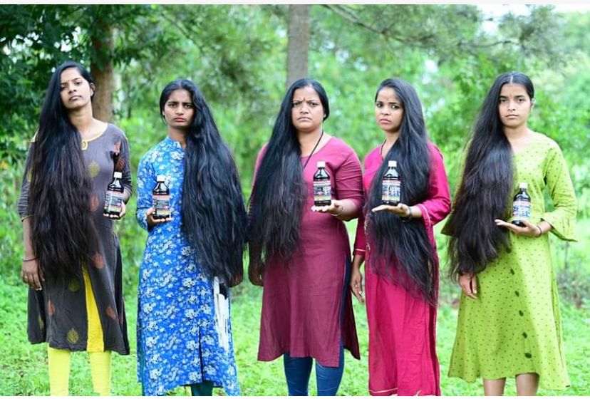 ADIVASI HERBAL HAIR OIL (PACK OF 2) 3 MONTH COURSE - OL IN 1 MART