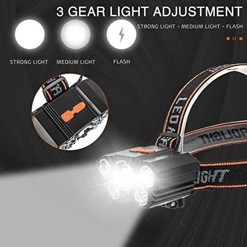 Headlamp Flashlight with Case Waterproof Running Headlamp - OL IN 1 MART