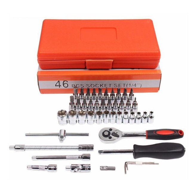 Tools Kit Screwdriver Socket Set of 46 Pcs - OL IN 1 MART