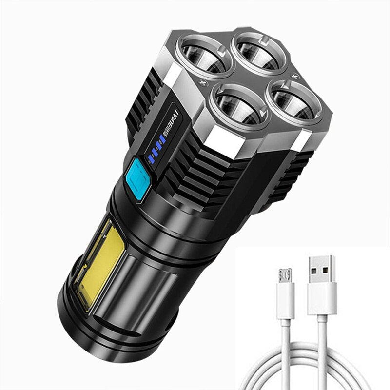 USB Rechargeable Led Torch - Indian Torch